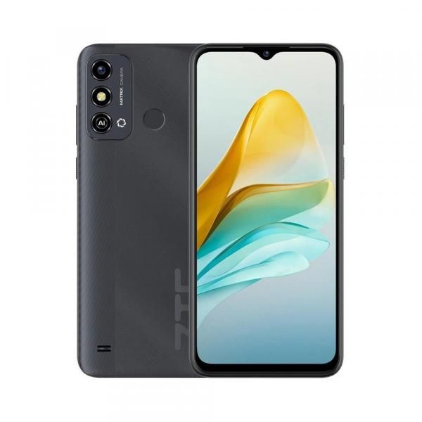 ZTE Blade A53 6.52-inch Dual SIM 4G Android 12 Phone, 4GB RAM, 32GB Storage, 4000mAh Battery, Grey