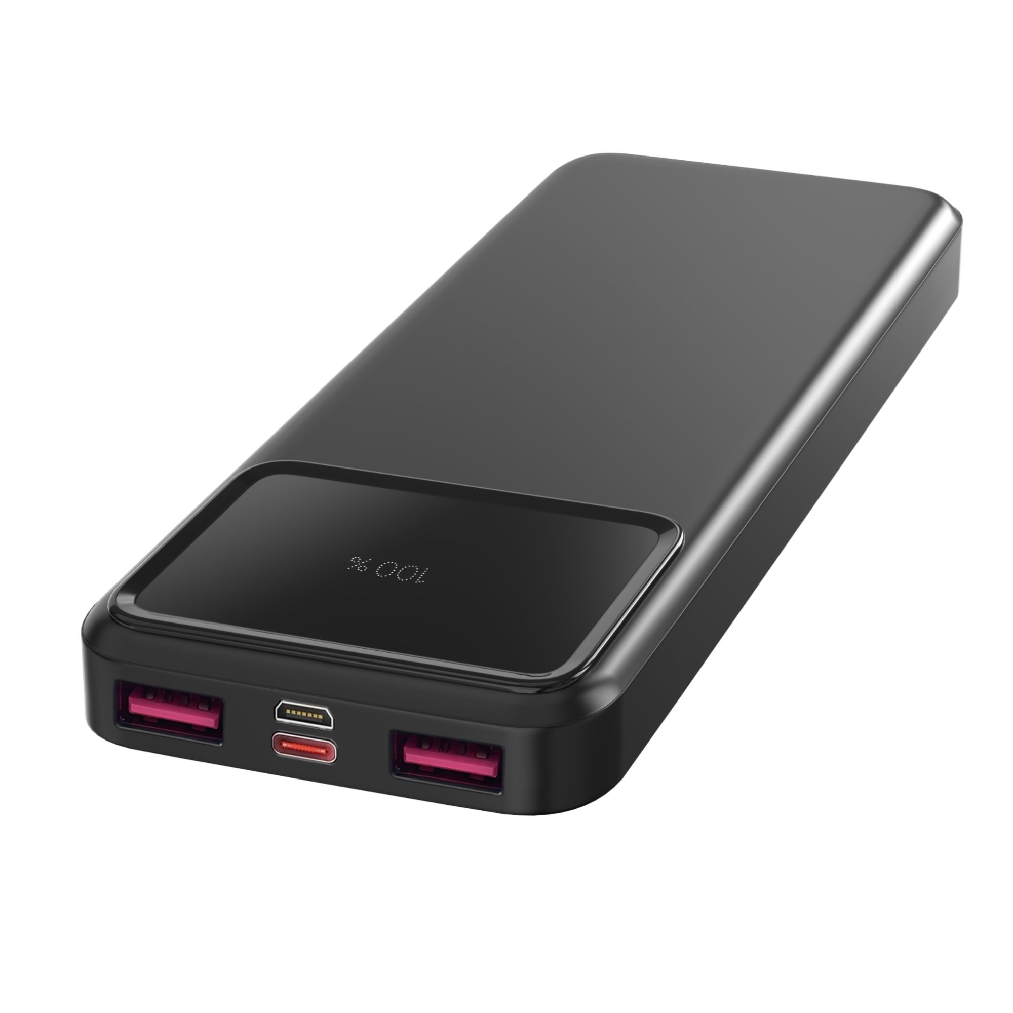 Phonillico 20000mAh External Battery with USB, USB-C, and Micro-USB Charging Ports
