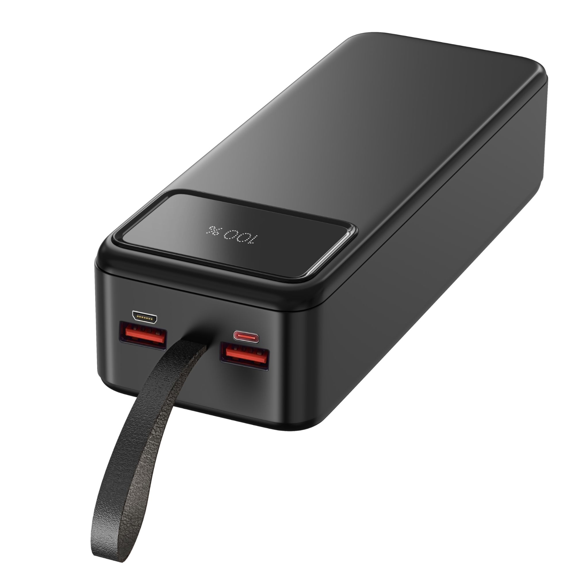Phonillico 30000mAh USB External Battery with Quick Charge and LED Screen