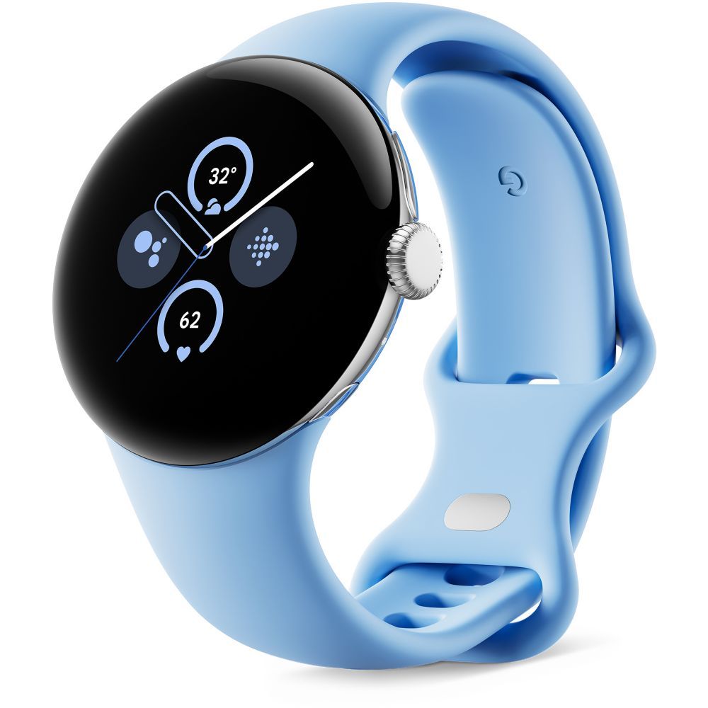 Google Pixel Watch 2 GPS - 41mm Aluminum Case - Blue Azure - S/L Bracelet