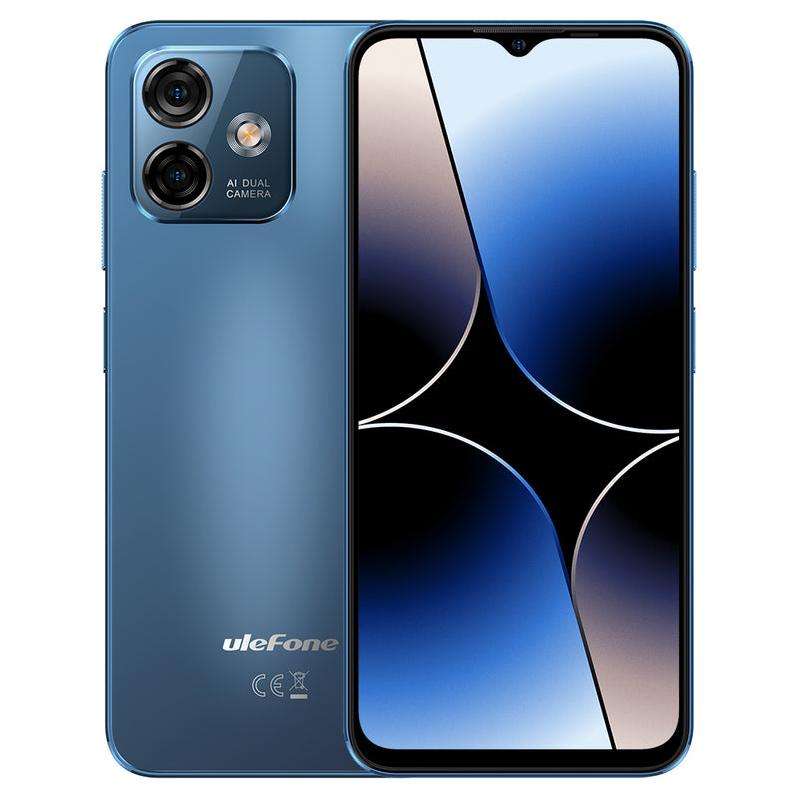 Ulefone Note 16 Pro - 6.52" Dual SIM, Android 13, 8GB RAM, 256GB, 4400mAh Battery, Blue