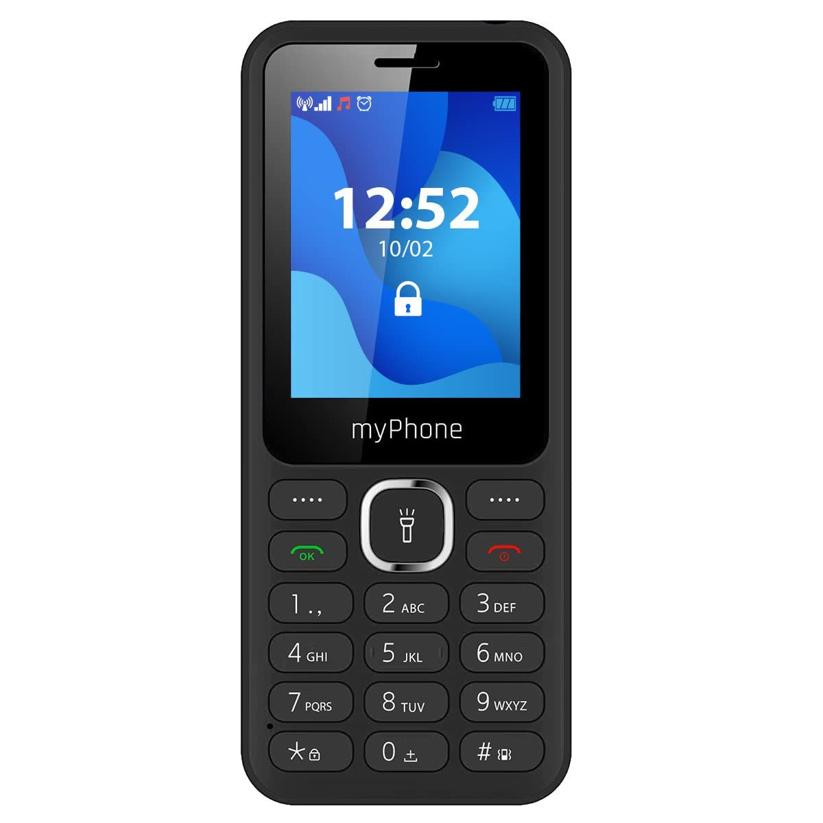 Myphone 6320 6.1cm (2.4") Senior Phone - Black