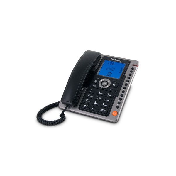 SPC Office Pro Analog Phone with Caller ID, Black
