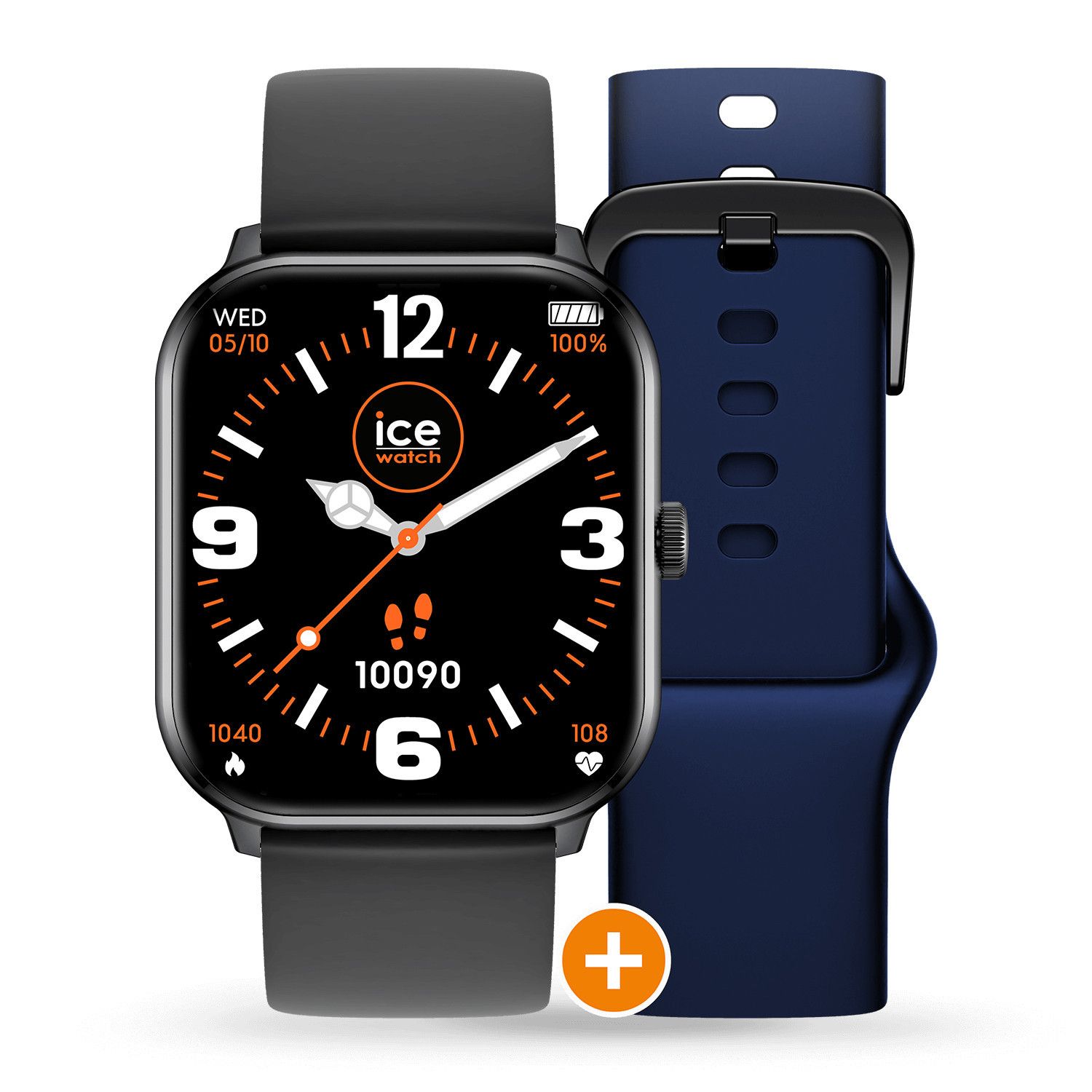 Ice Watch Smartwatch Black - 2 Brac Black-navy
