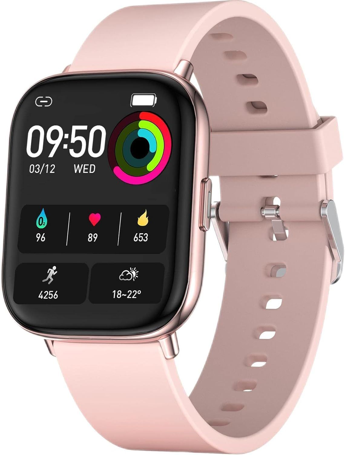 Intelligent Smart Watch for Men, 1.7-inch IP68 Waterproof Rose