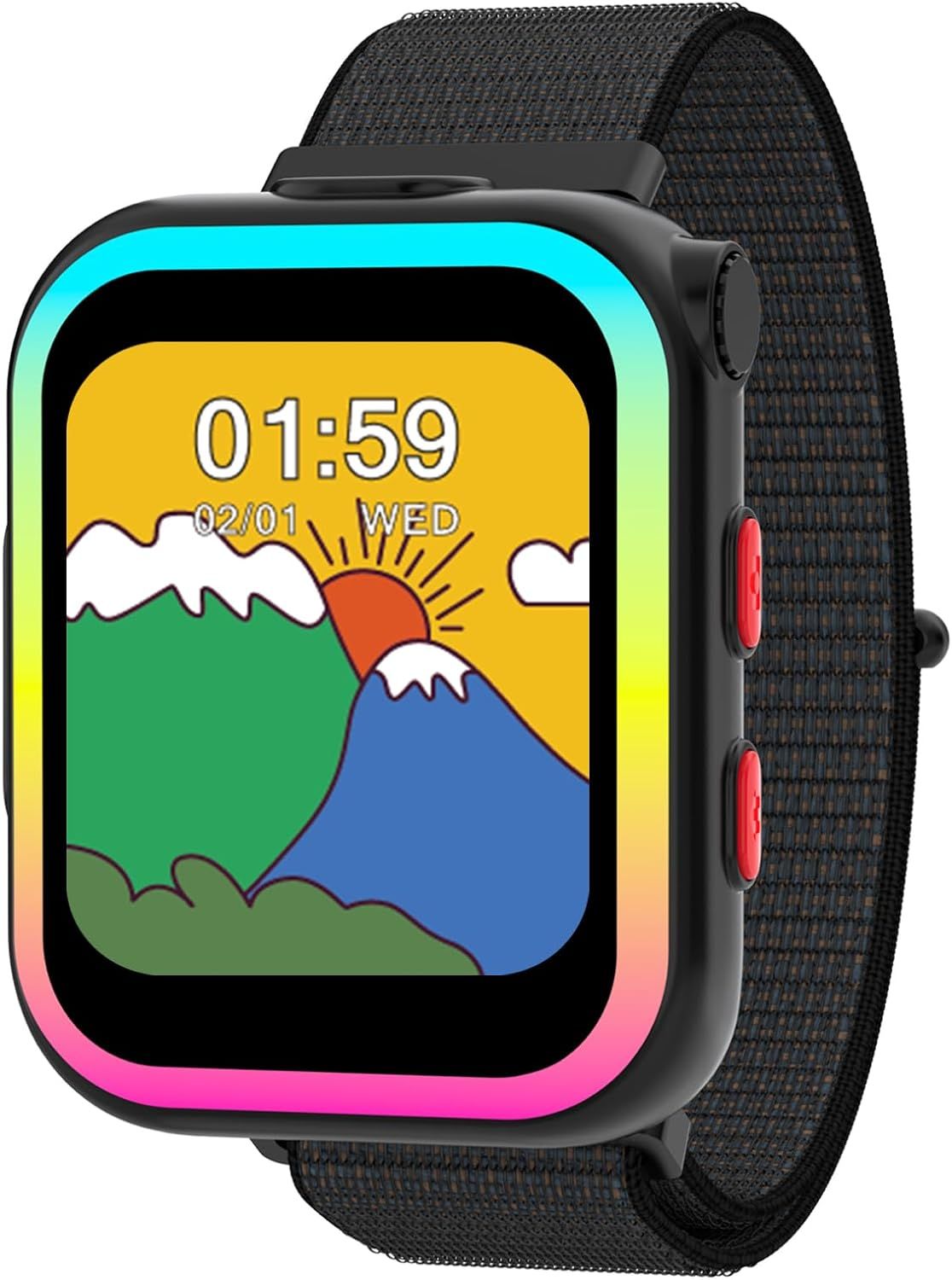 Vendos85 Kids Smartwatch with Camera, Games & Music - Black