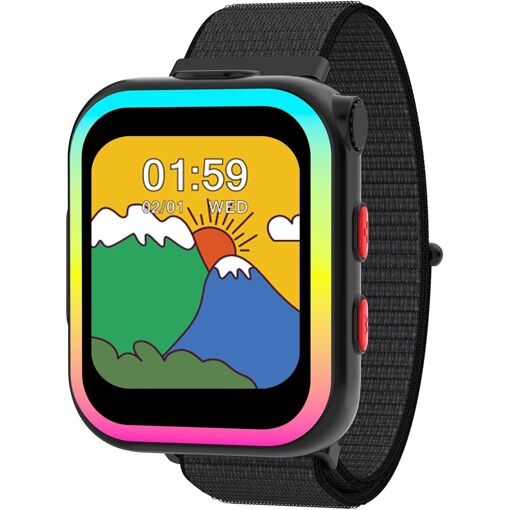 Vendos85 Kids Smartwatch with Camera, Games & Music - Black