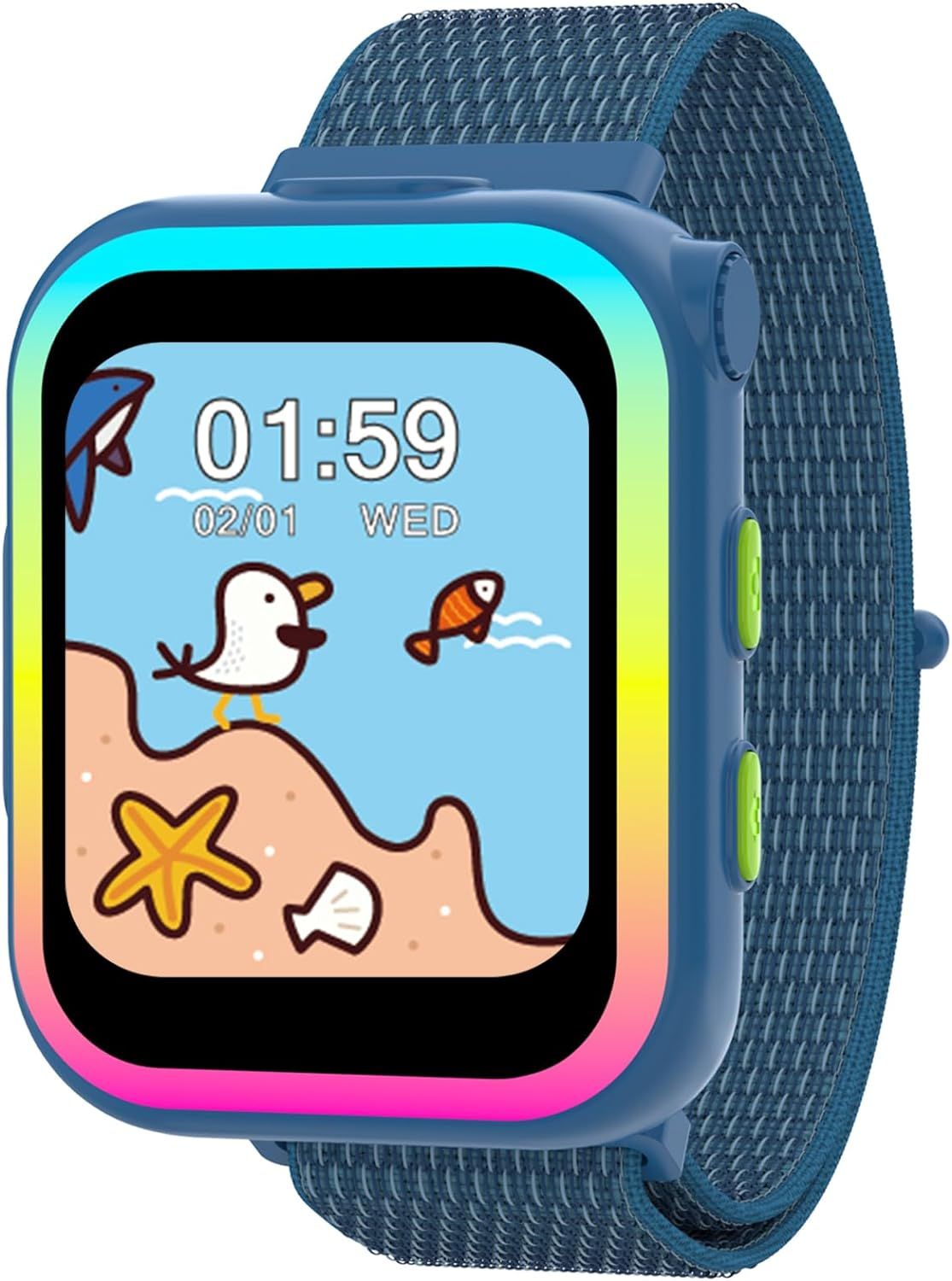 Vendos85 Kids Smartwatch with Camera, Games & Music - Blue