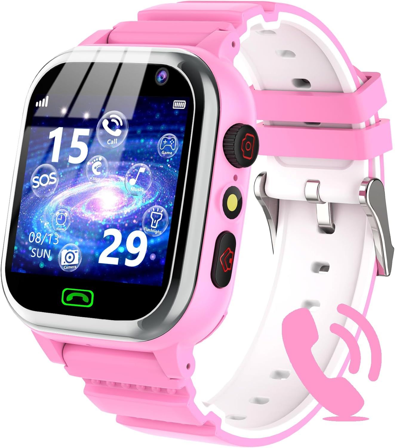 Kids Smartwatch with Nano SIM Card - Pink