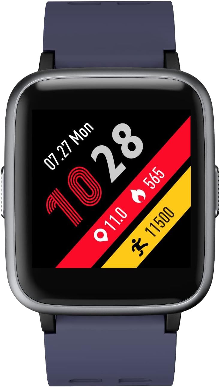 Smartwatch Vendos85 Deportivo para Hombre y Mujer - Monitoreo de Frecuencia Cardíaca, Resistente al Agua (IP68)