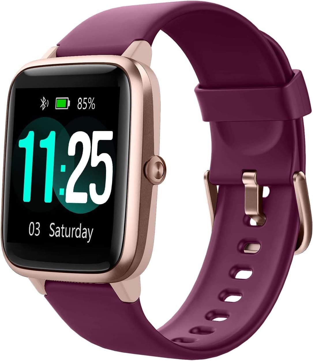 Reloj inteligente Vendos85: Reloj conectado para mujeres y hombres con Bluetooth para Android/iOS