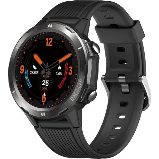 Vendos85 Round Smartwatch for Men - Sport Watch with Heart Rate Monitor, IP68 Waterproof, 12 Sports Modes, Sleep Tracking