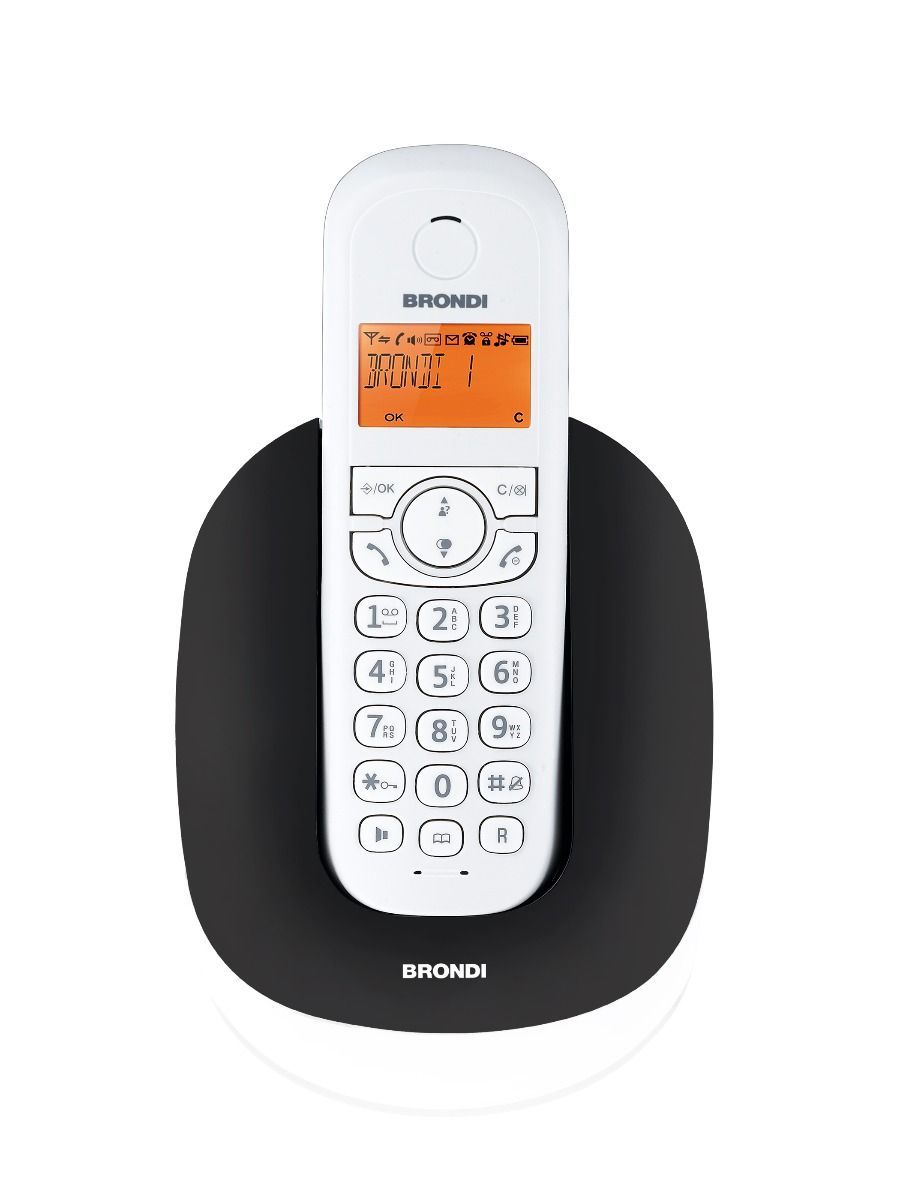 Brondi Manta DECT Phone - Black/White