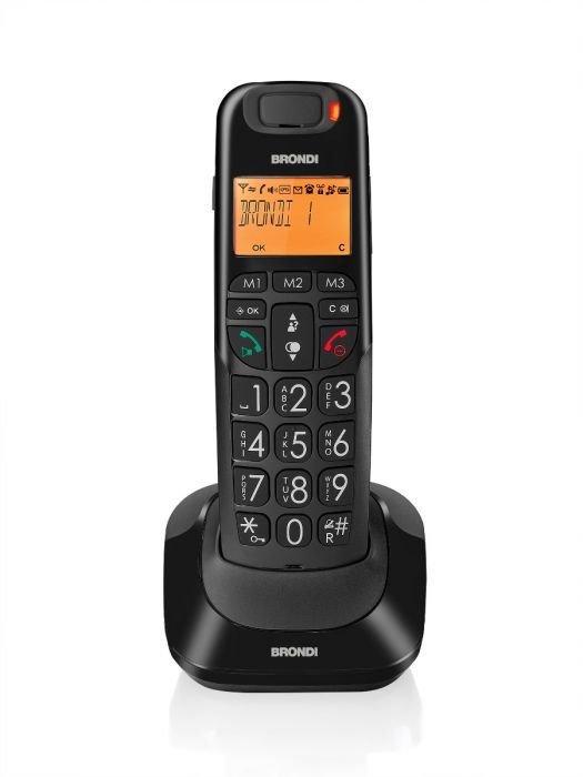 Brondi Bravo Bright DECT Phone - Black