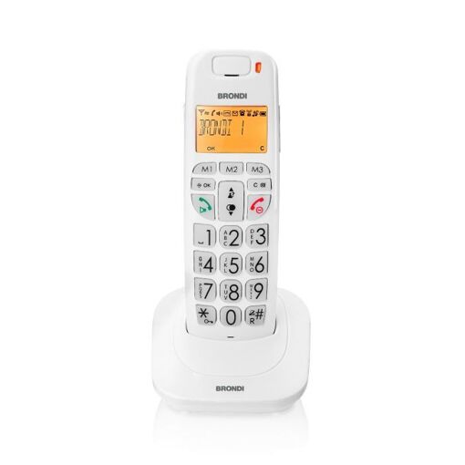 Téléphone DECT Brondi Bravo Bright Blanc