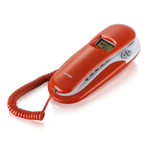 Téléphone analogique Brondi KENOBY CID, Rouge/Blanc