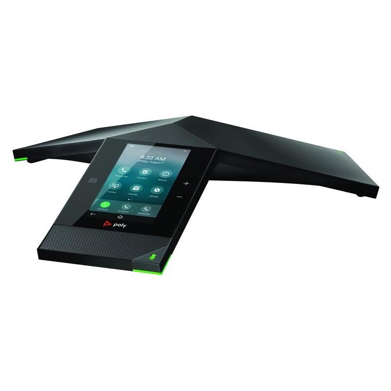 HP Poly Trio 8800 - VoIP Conference Phone - with Bluetooth Interface - 5-Way Calling Capacity - SIP, SRTP - 3 Lines - Black