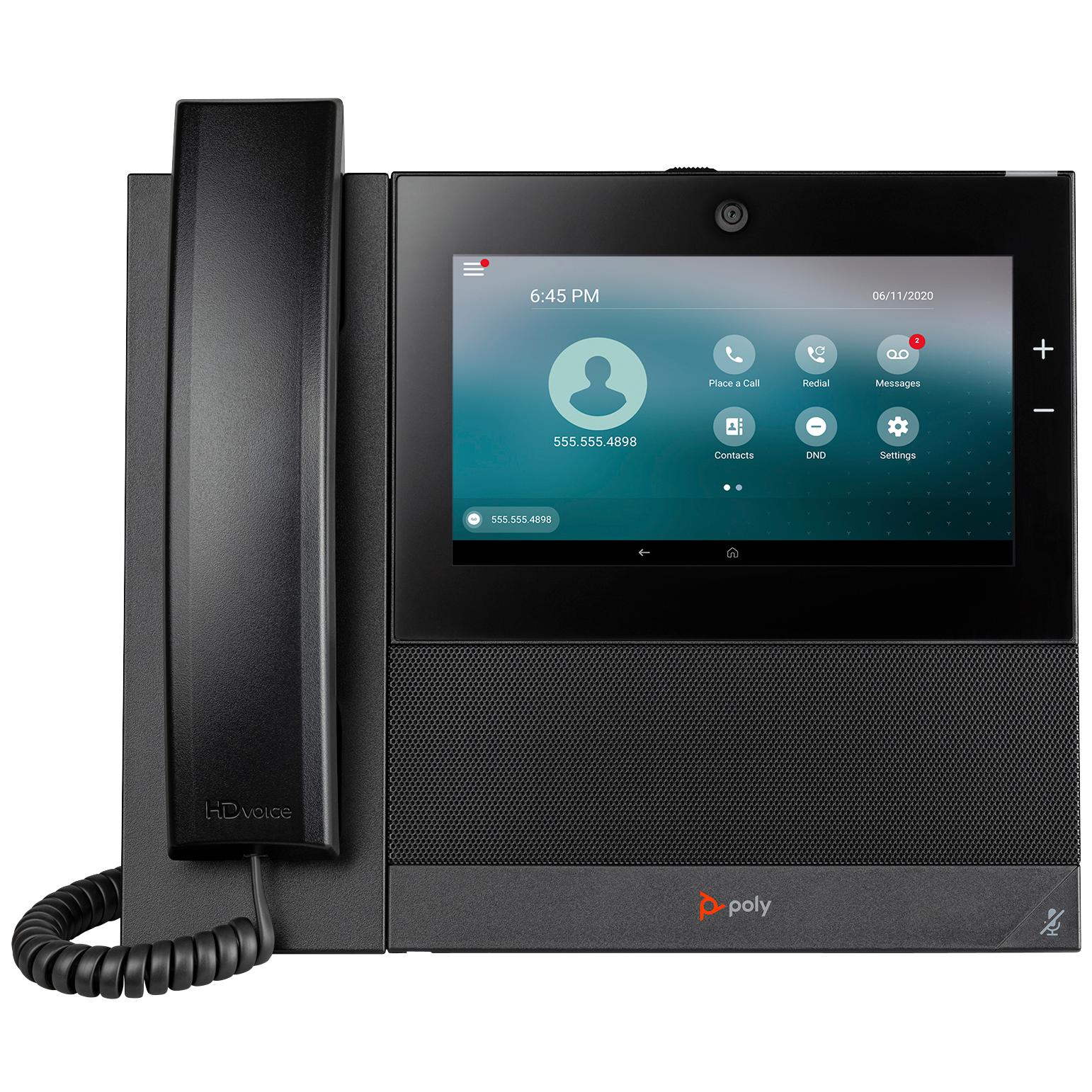 HP Poly CCX 700 OpenSIP VoIP Phone - Black