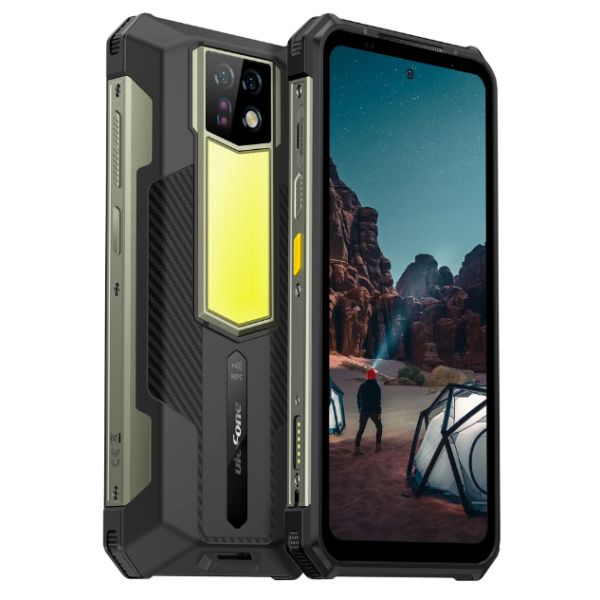 Ulefone Armor 24 - 6.78" Hybrid SIM, Android 13, 4G, 12GB RAM, 256GB Storage, 22000mAh Battery, Black