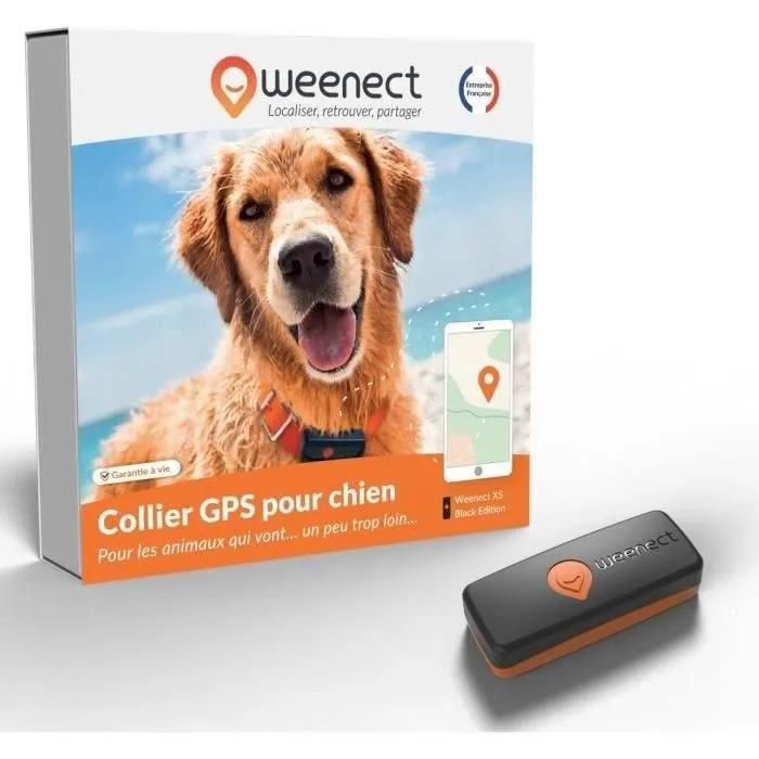 Weenect XS GPS Tracker for Dogs - Black Edition 2023