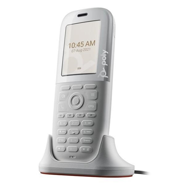 HP Poly Rove 40 - Wireless Extension Handset with Caller ID - DECT - 3-Way Calling Capacity - 20 Lines - White