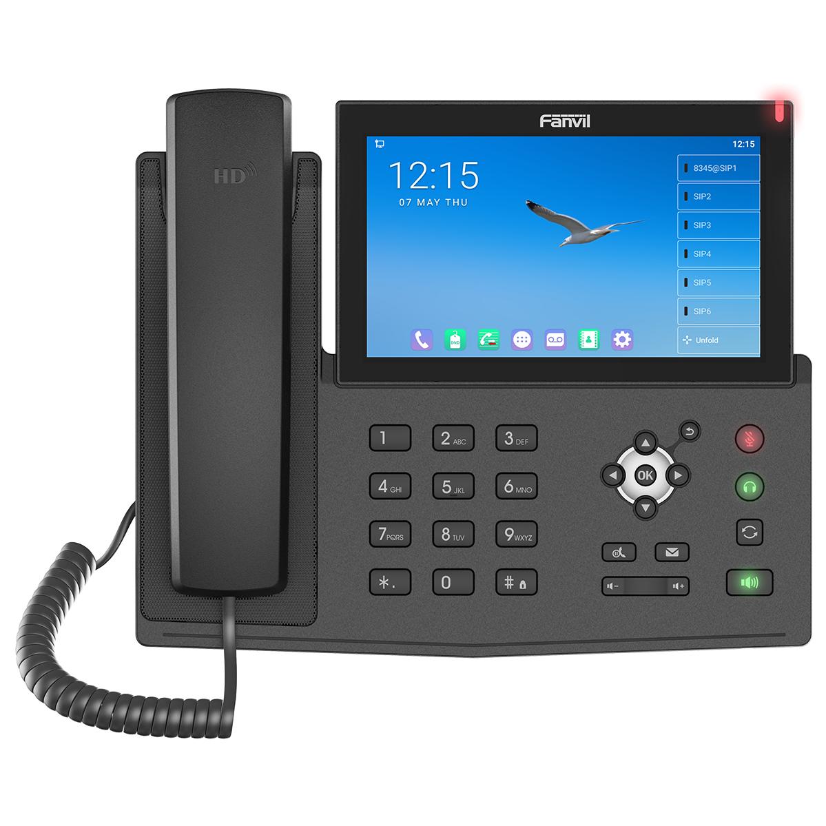 Fanvil X7A Fixed Phone, 20 Lines, LCD Display, Wi-Fi