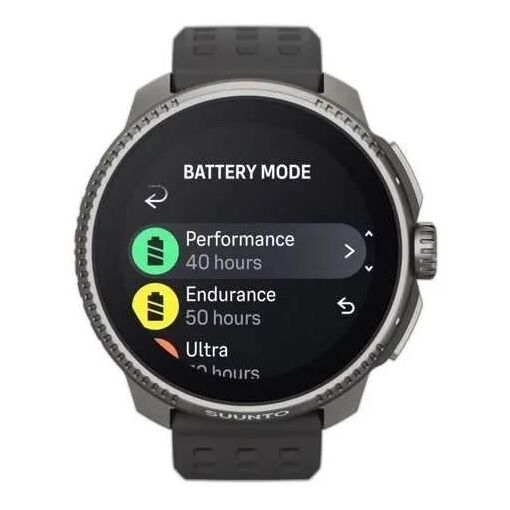 Suunto Race - Reloj deportivo con fibra de vidrio reforzada de poliamida - Correa de silicona - Tamaño de muñeca: 125-175 mm - Pantalla de 1,43'' - 32GB - Bluetooth - 69 g - Negro carbón