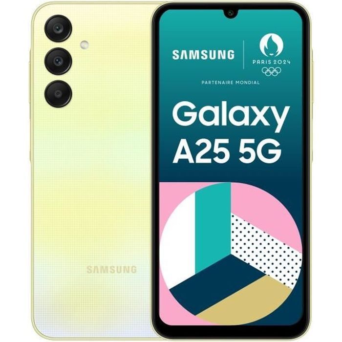 Samsung Galaxy A25 128GB, Yellow