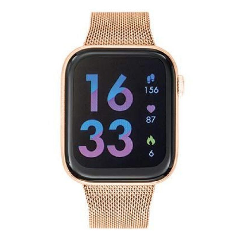Reloj Conectado Mixto Tekday 656514 Pulsera de Acero Dorado Rosa