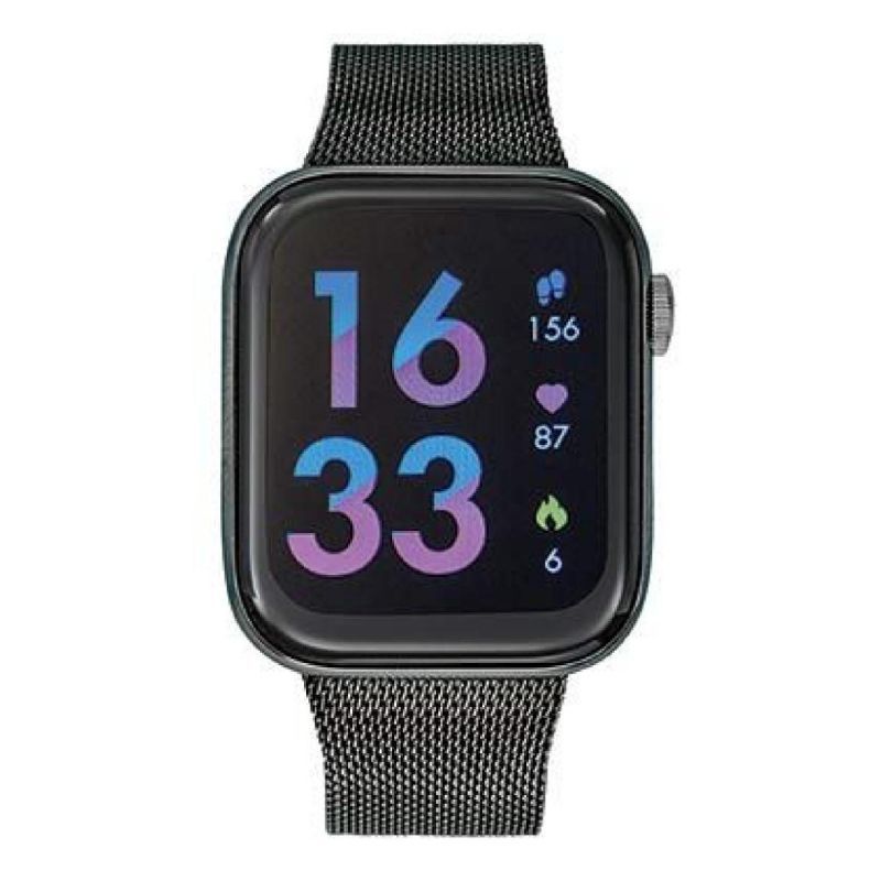 Reloj Conectado Mixto de Tekday 656513 Pulsera de Acero Negro