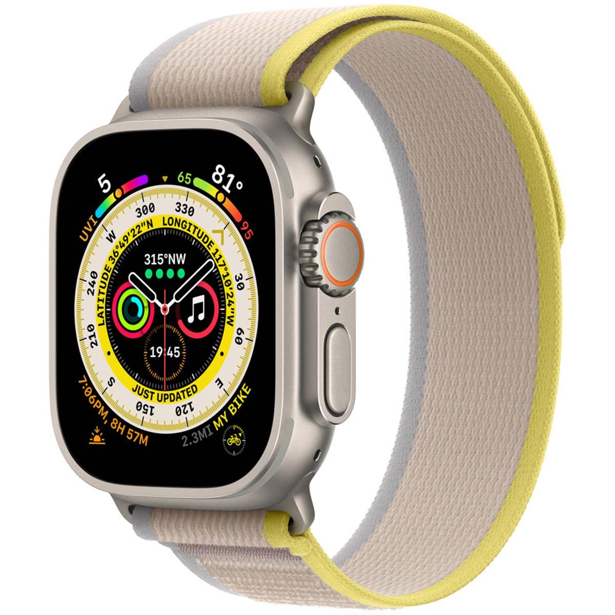 Apple Smartwatch Loop - 49mm - Size P/M - Yellow/Beige