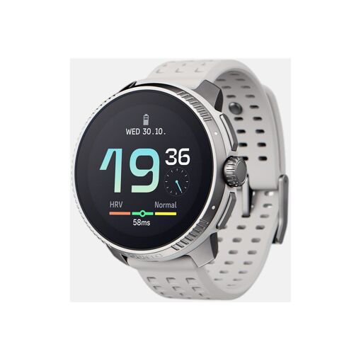 Suunto Race - Poliamida reforzada con fibra de vidrio - Reloj deportivo con correa de silicona - Tamaño de muñeca: 125-175 mm - Pantalla de 1,43" - 16 GB - Bluetooth - 83 g - Blanco
