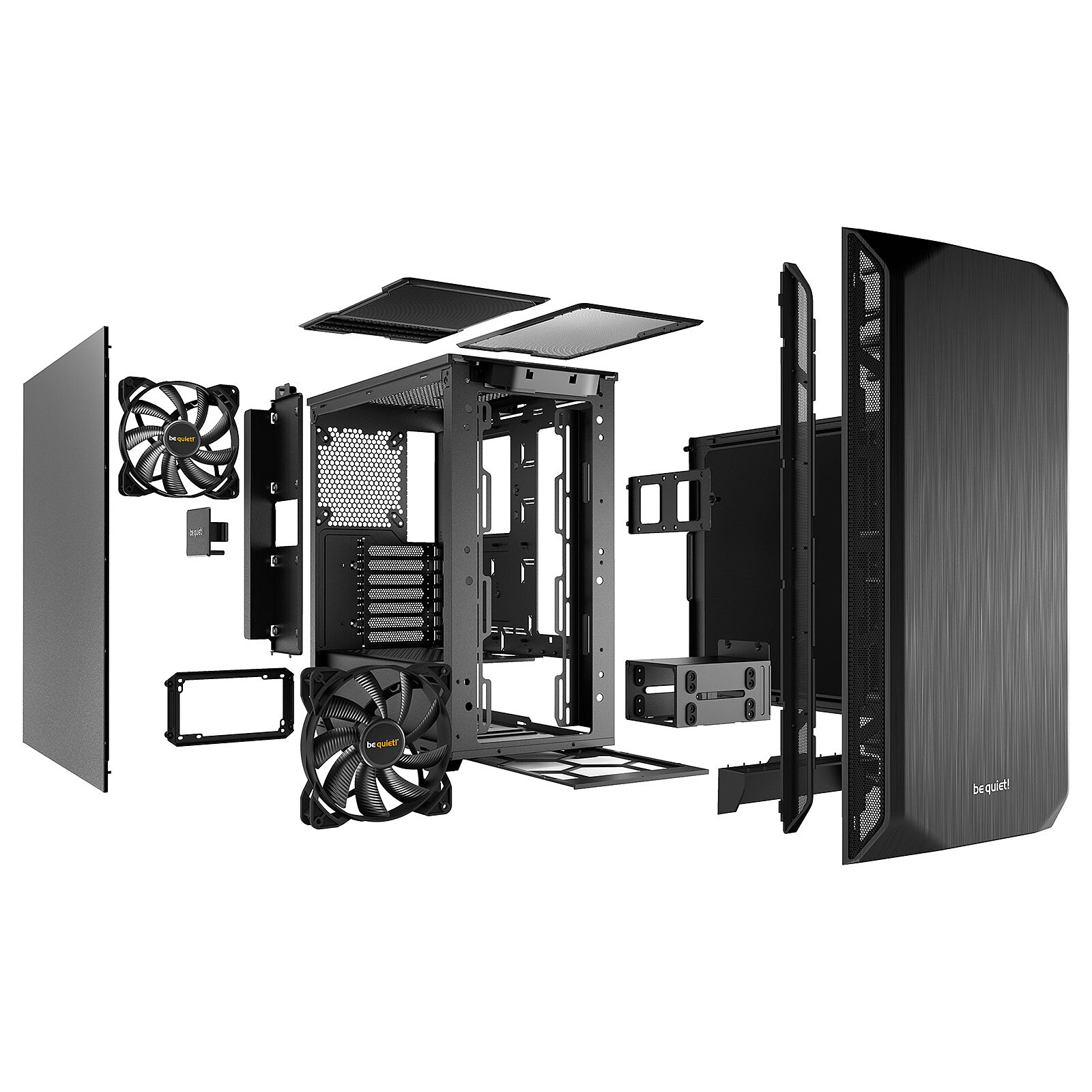 be quiet ! Pure Base 500 (Negro)