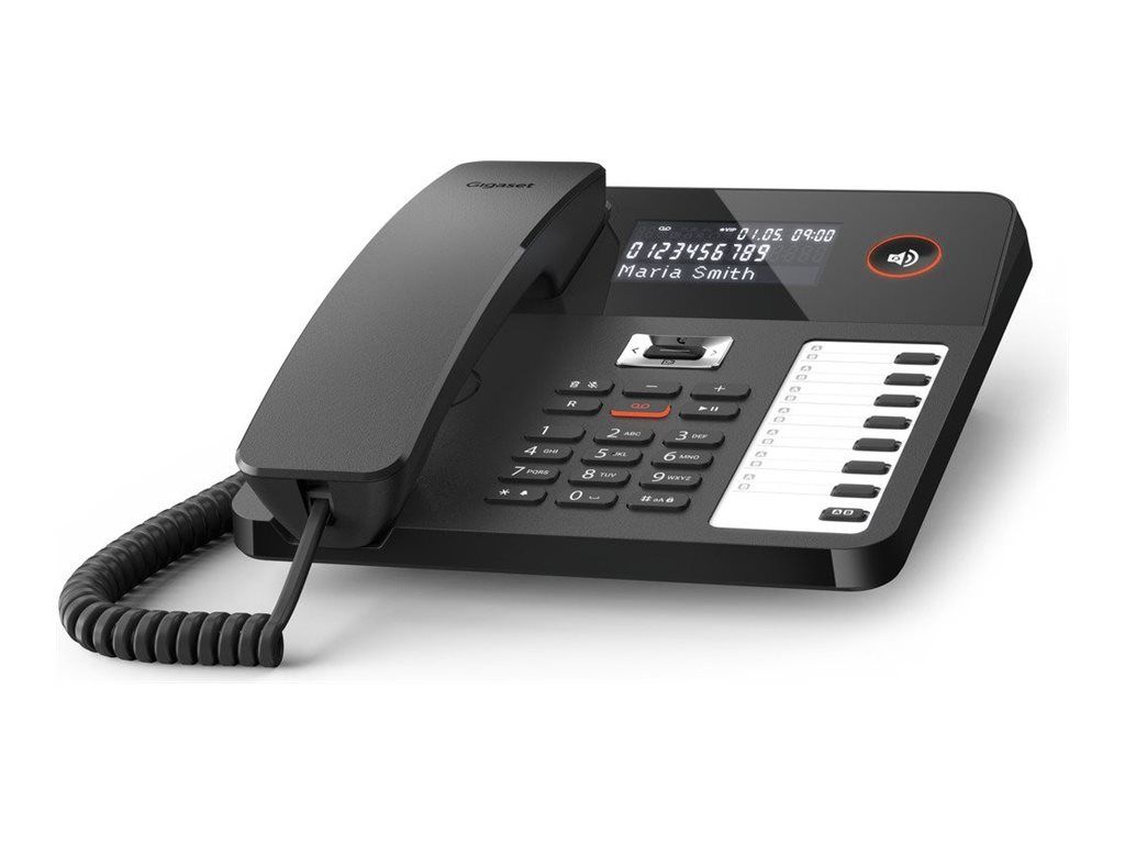 Gigaset Desk 800A Corded Phone with Caller ID - Black