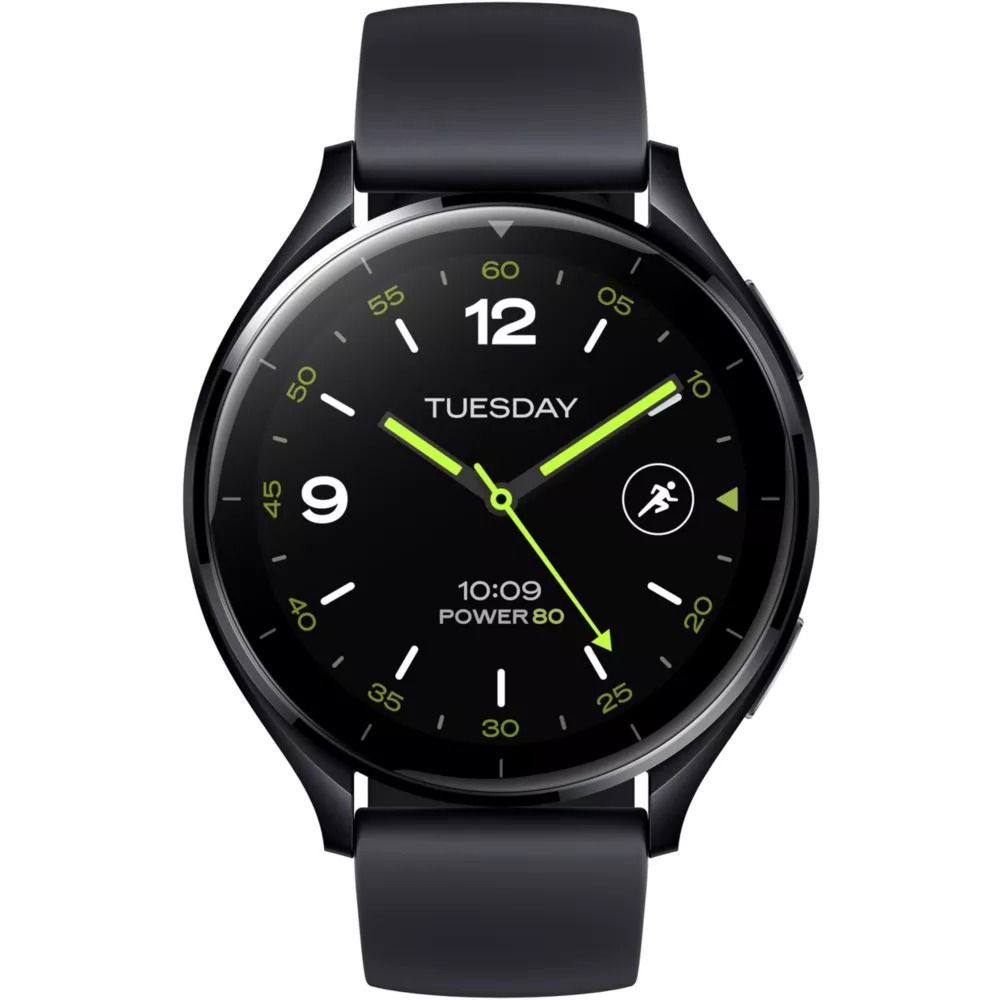 Xiaomi Watch 2 - Smartwatch with Strap - Wrist Size: 6.5-7.87 in - 1.43" Display - 32GB - Bluetooth, Wi-Fi - 0.14 lbs - Black