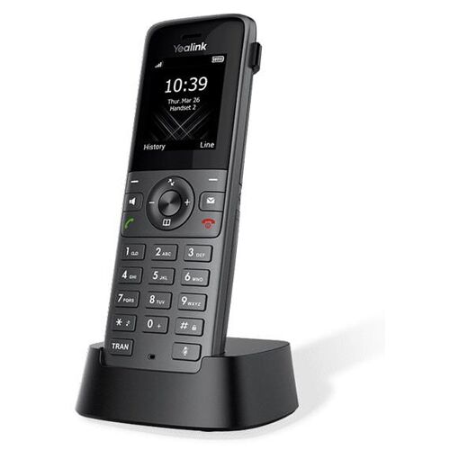 Teléfono fijo Yealink W73H Negro 2 Líneas TFT
