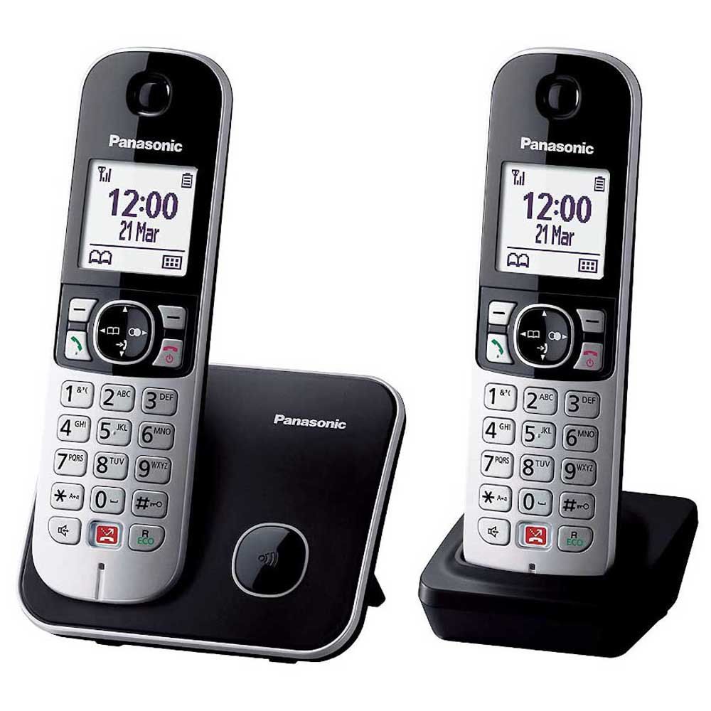 Panasonic Telephone TG6852SPB (Size: 3.5 inches, Color: Silver, Capacity: 1000 Contacts)