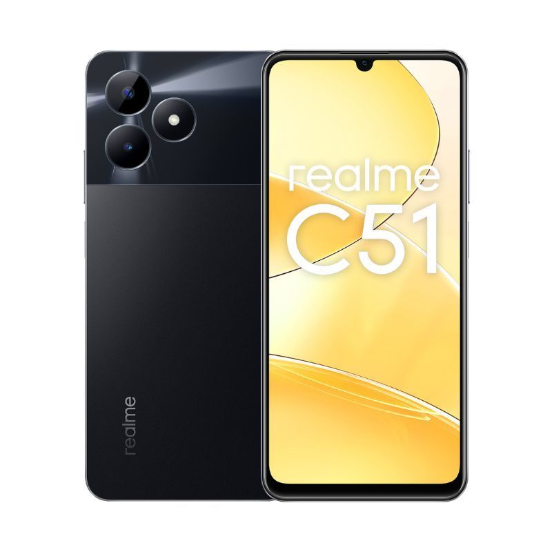 Realme C51 - 6.74' FHD+ Display, 6GB RAM, 256GB Storage, 50MP AI Camera, 5000mAh Battery, Mint Green