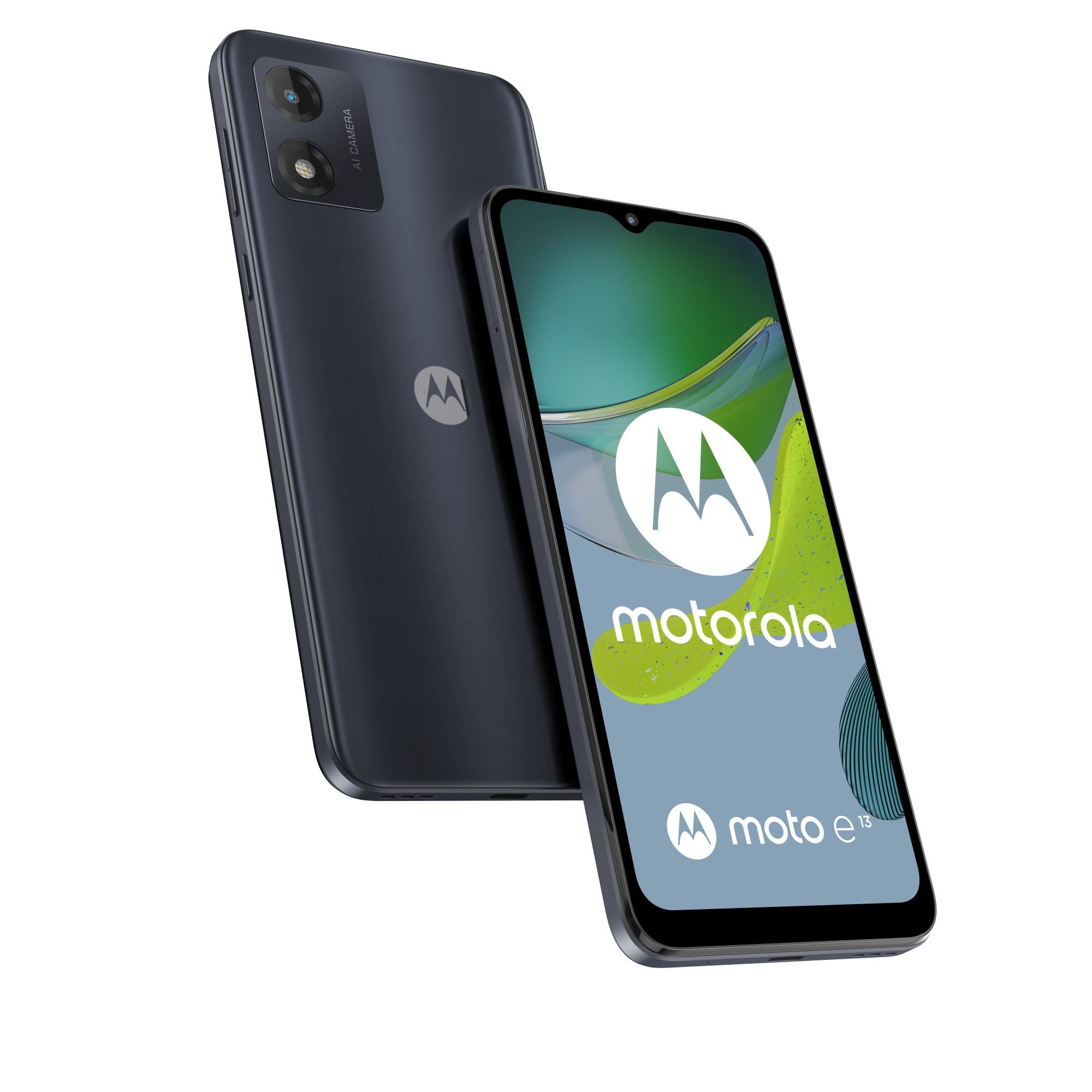Motorola Moto E 13, 6.5" Double SIM, 8GB RAM, 128GB Storage, 5000mAh Battery - Black