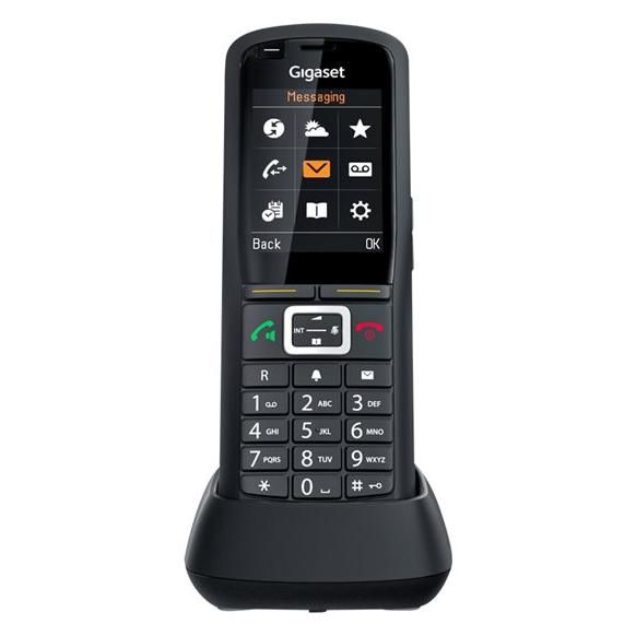 Gigaset R700H Protect Pro - Wireless Extension Handset - Bluetooth Interface with Caller ID - ECO DECT GAP CAT-iq - Black