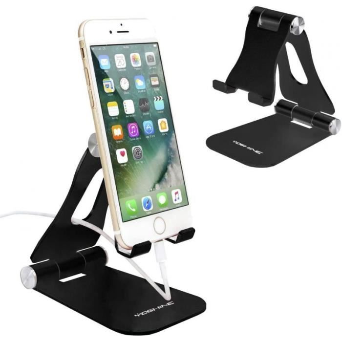 Cellular Line Table Stand Phone/Smartphone and Tablet Holder, Aluminum, White