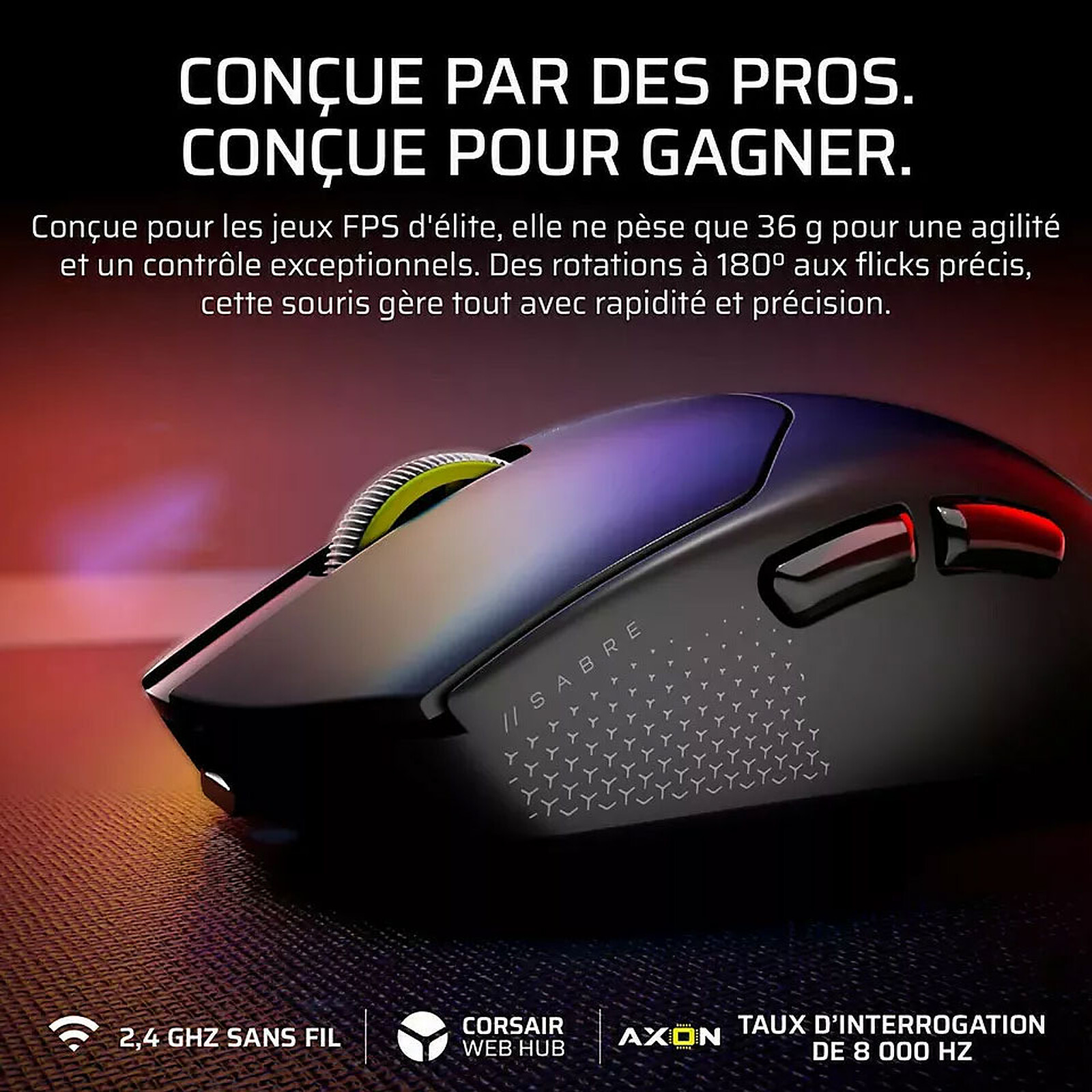 Corsair Sabre V2 Pro (White)