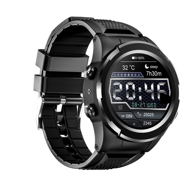 Rainbuvvy F6 Smartwatch with HD Touch Screen, Bluetooth, Music, Health Monitoring, 320mAh Battery and Motion Tracking