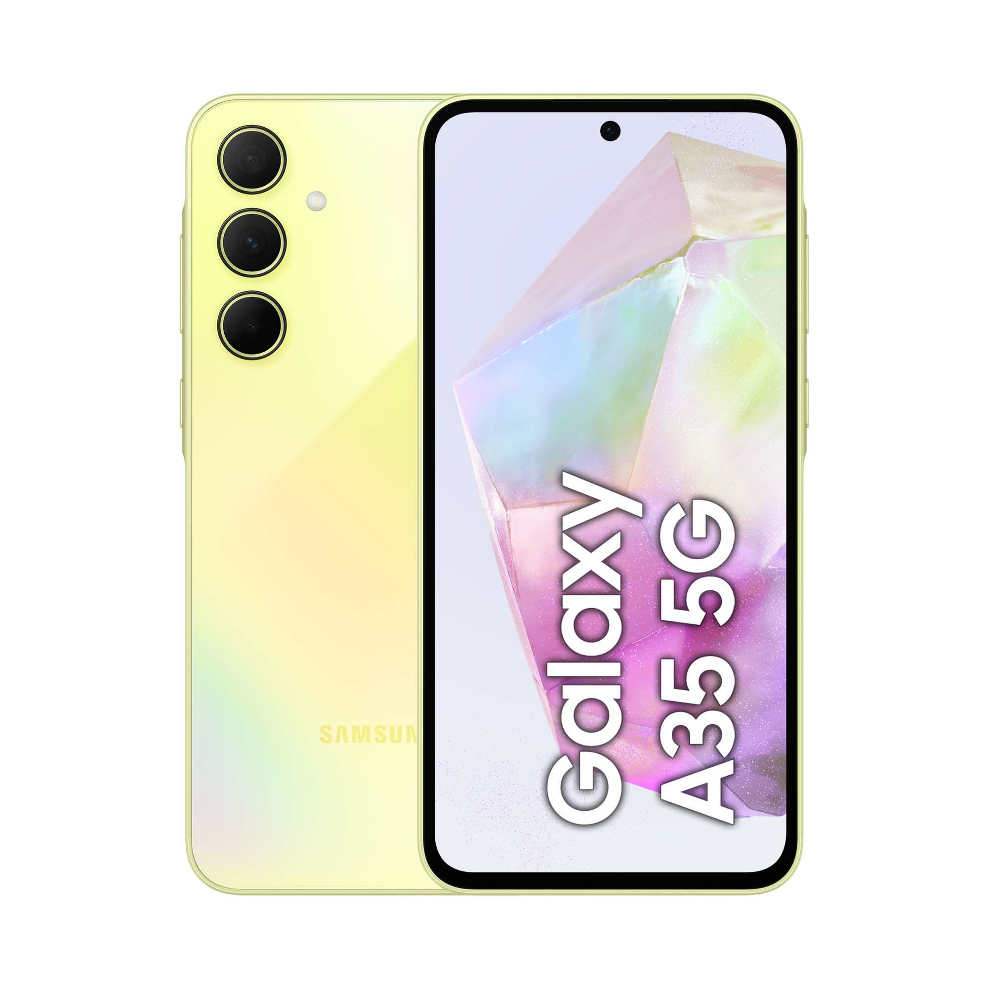 Samsung Galaxy A35 5G - 6.6-inch Super AMOLED, 8GB RAM, 256GB, Lemon