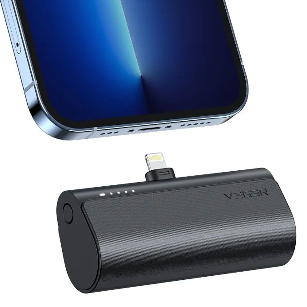 Batería externa Veger de 5000 mAh para iPhone con carga rápida de 20 W (estándar PD)