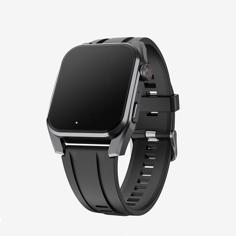 Rainbuvvy Smartwatch GT86, 1.96-inch, Android/iOS, Sport Mode, Bluetooth Call, Sleep Monitoring, Black