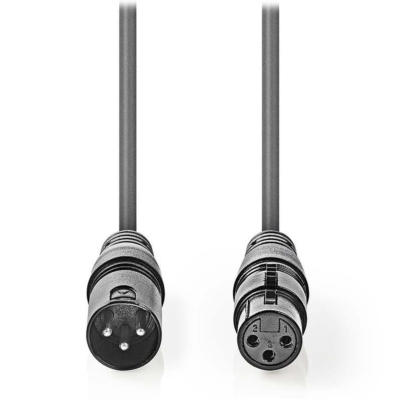 Nedis XLR balanced cable M/F (3m)