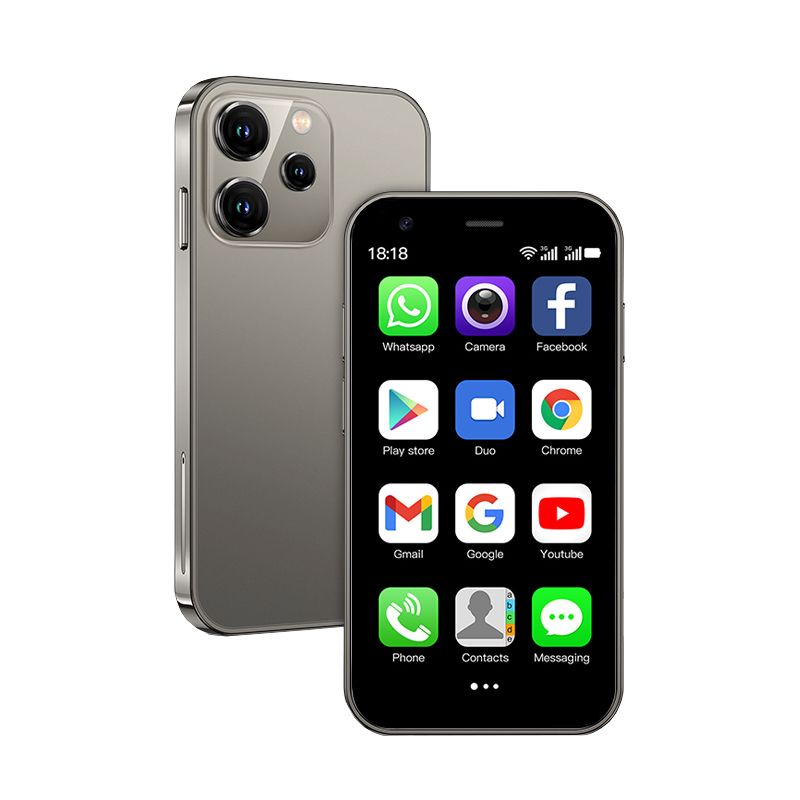 SOYES XS15 3G Smartphone, 3.0 inches, Android 8.1, WiFi, GPS, 1000mAh Battery, Dual SIM, Gray