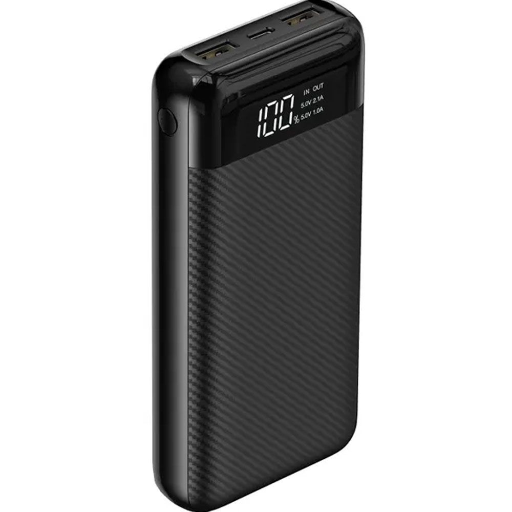 Batería externa Veger Modelo L21 de 20.000 mAh (Negra)