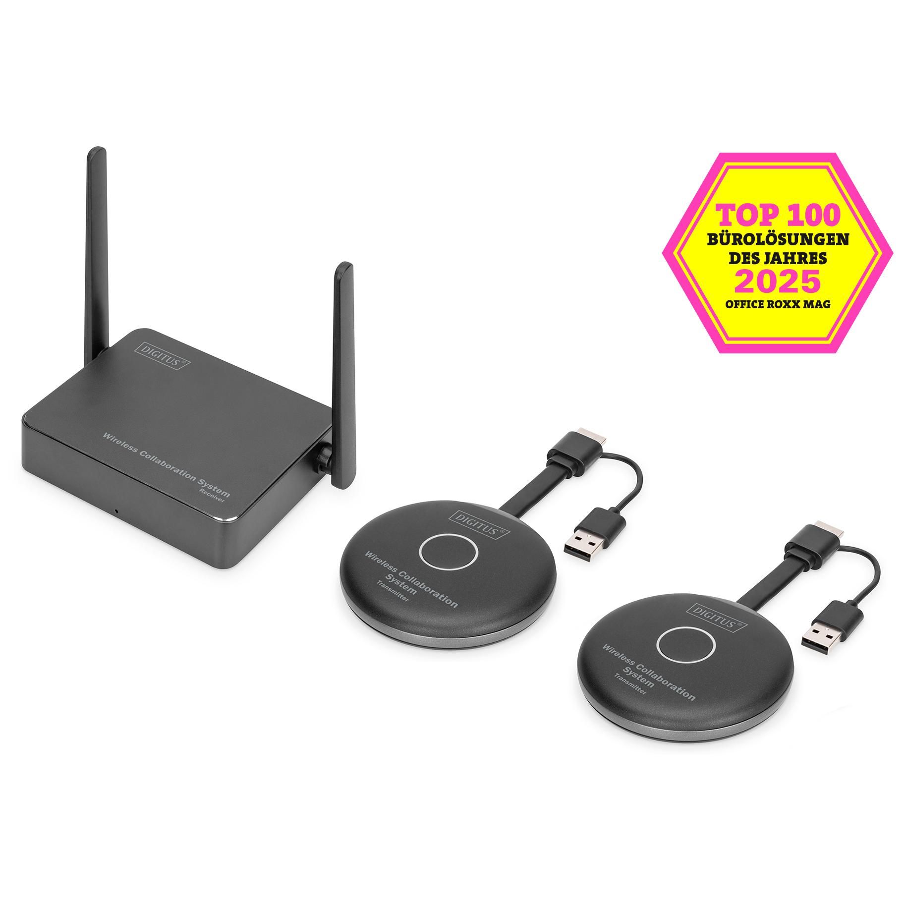 Digitus Click & Present Pro - Wireless Collaboration System